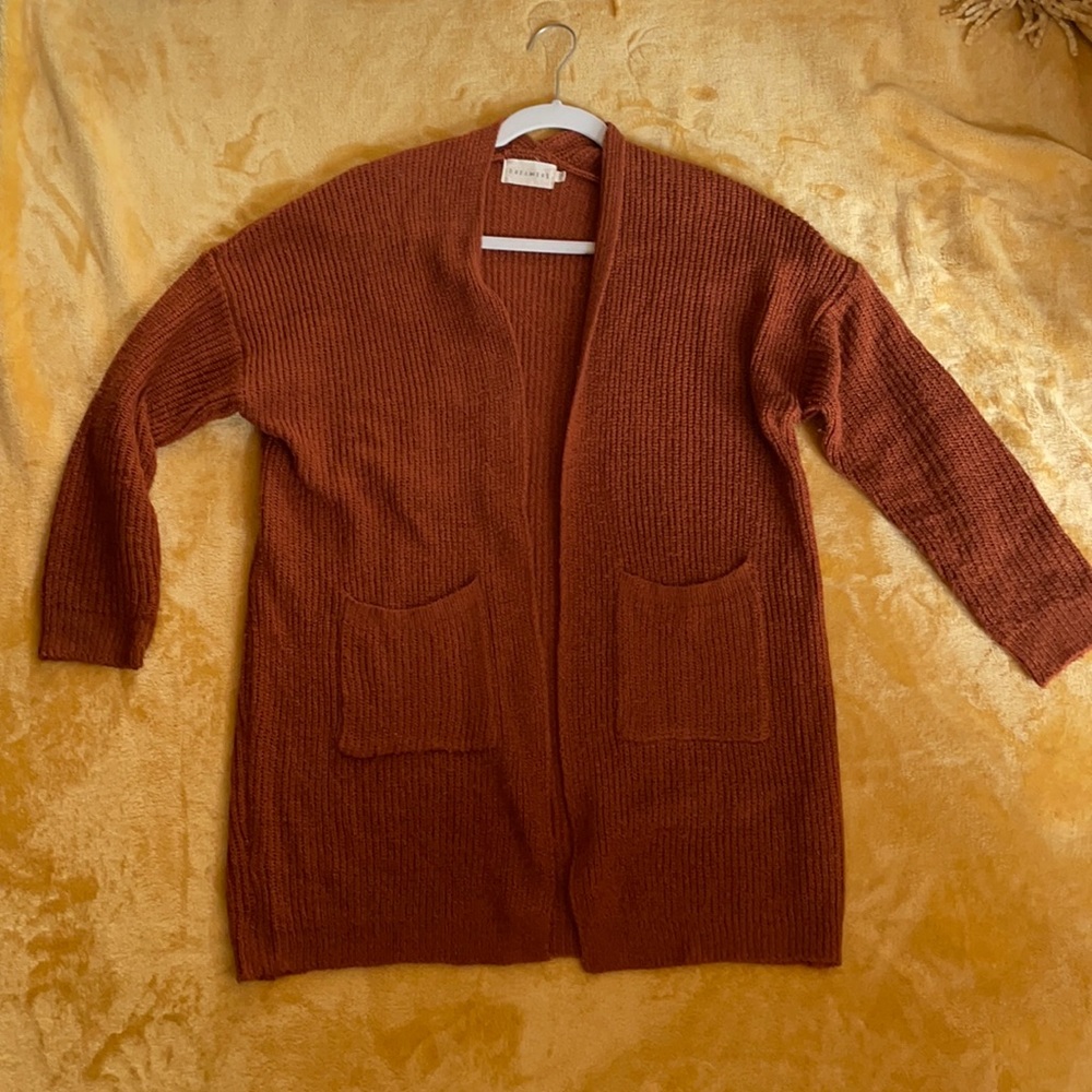 Oversized sweater cardigan